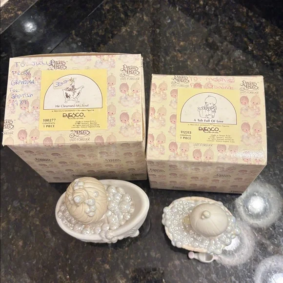 Precious moments a tub full of love he cleansed my soul bath bubbles figurine - Picture 5 of 13